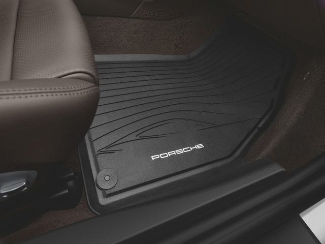Genuine Porsche Floor Mats Rubber Blk - Porsche (981-044-800-45-1E0)