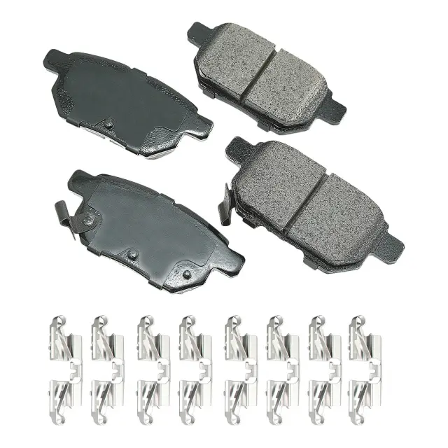 ACT1354A - : Akebono ProACT Ultra Premium Ceramic Disc Brake Pad Kit for AKEBONO Image