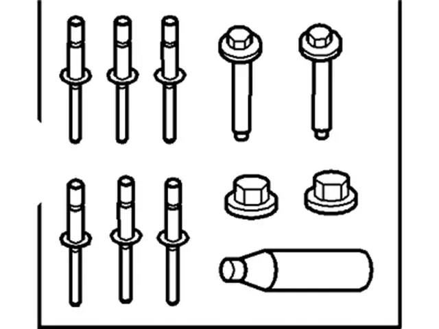 6E5Z5019A - Suspension: Engine Cradle Repair Kit for Ford: Fusion | Lincoln: MKZ, Zephyr | Mercury: Milan Image