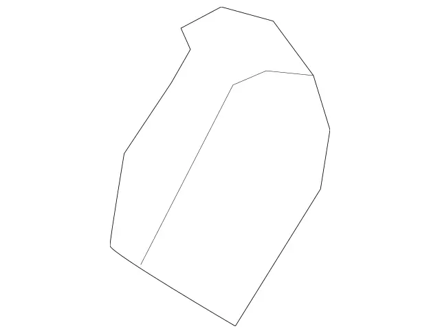 16493816107E94 - Body: Latch Cover for Mercedes-Benz Image