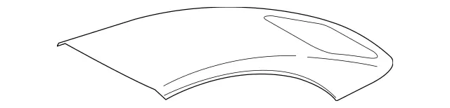 20977001825D91 - Body: Folding Top for Mercedes-Benz Image