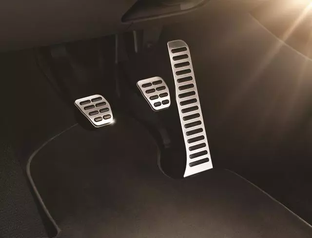 Sport Pedal Cap Set (Manual) - Aluminum - Volkswagen (1K1-064-200-A)