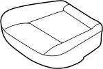 873701W300 - Body: Seat Cover for Infiniti Image