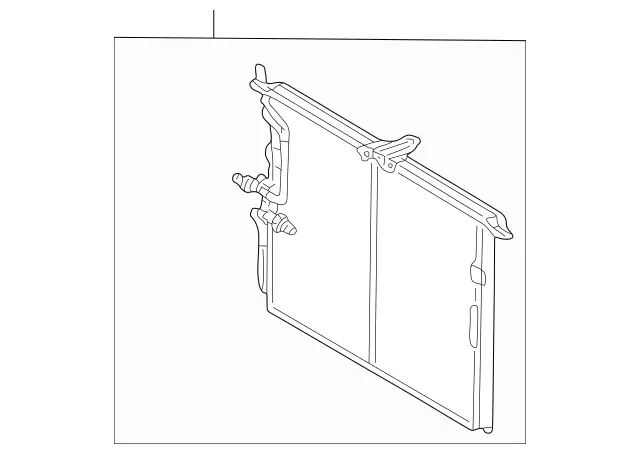 463500065464 - Radiator: Condensor for Mercedes-Benz Image