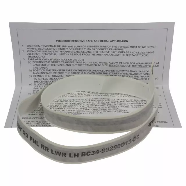 BC3Z9920001BB - Body: Stripe Tape for Ford: F-250 Super Duty, F-350 Super Duty, F-450 Super Duty Image