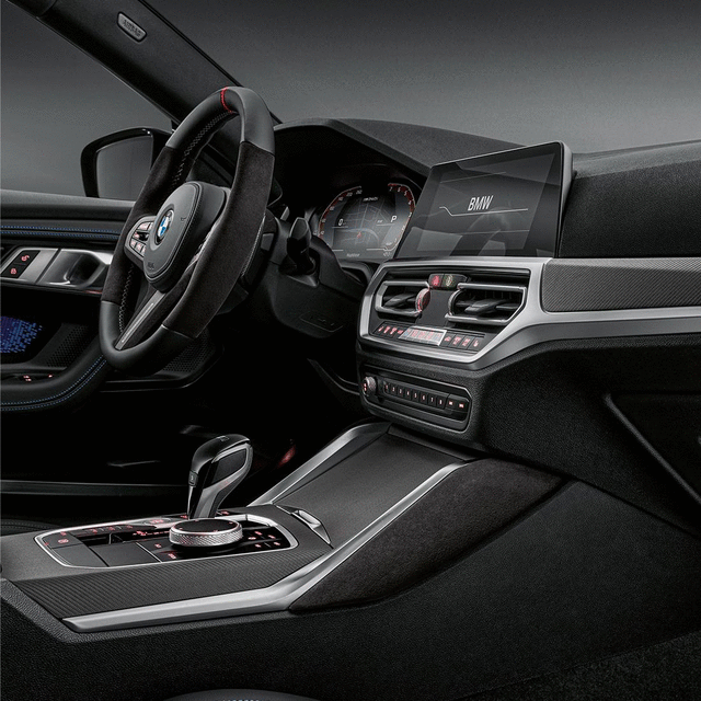 BMW OEM M PERFORMANCE INTERIOR KIT IN MATTE CARBON FIBER & ALCANTARA - BMW (51-95-5-A27-1A3)