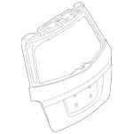 2047400400 - : Rear Door for Mercedes-Benz Image