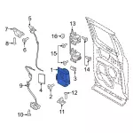 JC3Z2522404BC - Body: Handle, Outside for Ford: F-150, F-250 Super Duty, F-350 Super Duty, F-450 Super Duty Image