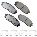ACT1814 - : Akebono ProACT Ultra Premium Ceramic Disc Brake Pad Kit for AKEBONO Image