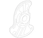 2094200844 - Brakes: Protective Metal Sheet for Mercedes-Benz Image