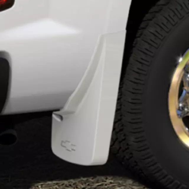 23387355 - Body: Rear Molded Splash Guards in Summit White for GM Image