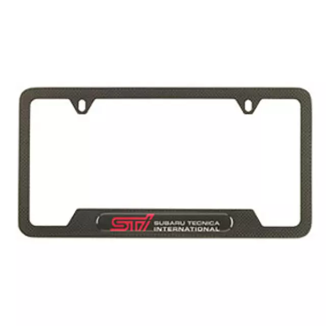 SOA342L145 - Exterior: 2013-2021 Subaru License Plate Frame for Subaru: BRZ, Crosstrek, Forester, Impreza, Legacy, Outback, WRX Image
