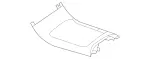 2236807403 - Instrument Panel/Center Console/Linings: Trim Molding for Mercedes-Benz Image