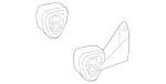 1764900140 - Engine: Side Bracket for Mercedes-Benz Image