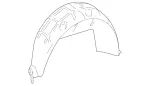 4476840577 - : Wheelhouse Liner for Mercedes-Benz Image