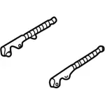 F3TZ78626A48A - Body: Recliner Adjuster for Ford: Explorer Sport, Explorer Sport Trac Image