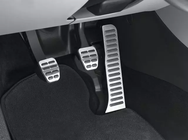 Sport Pedal Cap Set (Manual) - Aluminum - Volkswagen (1K1-064-200-A)