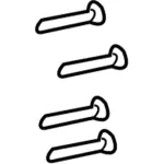 4R3Z2M101AA - Electrical: Control Module Mount Kit for Ford: Mustang Image