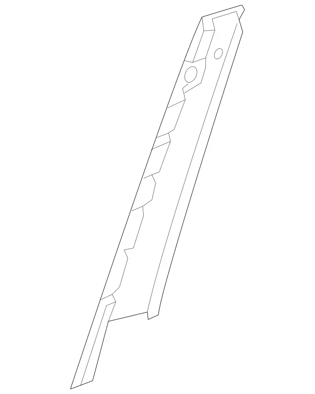 2467220100 - Front Doors: Trim Molding for Mercedes-Benz Image