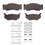 1551008401 - : DFC 5000 Advanced Pads - Semi-Metallic and Hardware Kit for DYNAMIC FRICTION Image