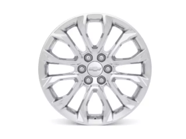 84802385 - : 22x9-Inch Aluminum Split-Spoke Wheel - Chrome for GM Image