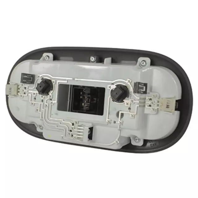 8C3Z25519A70AE - : 2008-2010 Ford F-250 F-350 Super Duty Overhead Console Map Light Charcoal for Ford: F-250 Super Duty, F-350 Super Duty, F-450 Super Duty Image