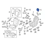 LL1Z78611A08CB - Body: Headrest for Ford: Expedition Image