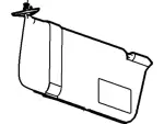 4L5Z1004104AAC - Body: Sun-visor for Ford: Ranger Image