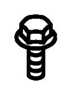 SU00300008 - : Instrument Panel Speaker Bolt for Toyota Image
