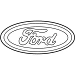 XL1Z7442528AA - Body: Emblem for FORD Image