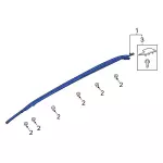 LB5Z7855114FA - : Roof Rail for Ford Image