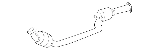 1714902919 - Exhaust: Front Pipe for Mercedes-Benz Image