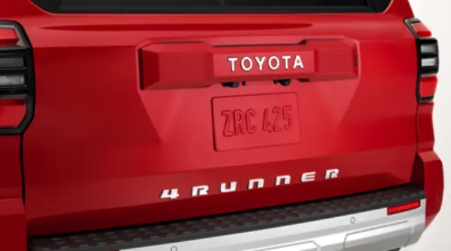 PT9488925305 - Exterior: Chrome Tailgate Badge Insert for Toyota: 4Runner Image
