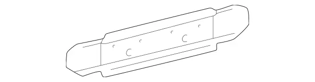 4636300440 - Body: Front Reinforced for Mercedes-Benz Image