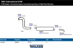 22551 - : Heavy Duty Direct Fit Exhaust Muffler 3.5" Inlet (ID) 4" Outlet (ID) for Walker Exhaust Image
