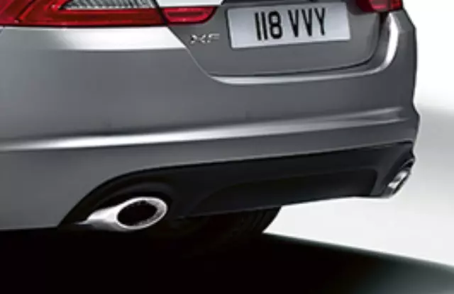 C2Z25368 - Exterior: Polished Tailpipe Finishers for Jaguar Image