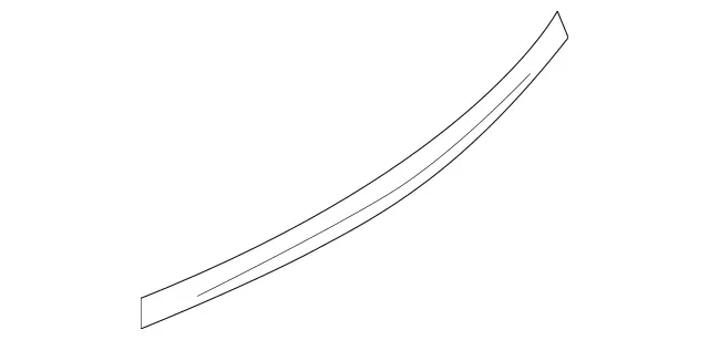 1567430082 - Rear-End Door: Trim Strip for Mercedes-Benz: GLA250 Image image