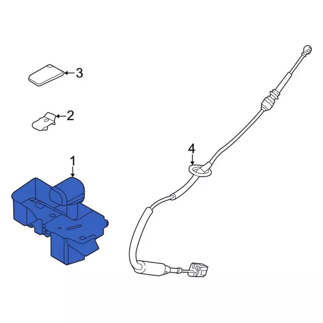 ML3Z7210AE - : Gear Shift Assembly for Ford: F-150 Image