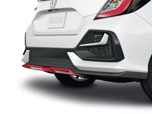 8F03TEA180 - Exterior: Underbody Spoiler - Rear - Rallye Red for Honda: Civic Image