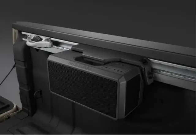 T99U49BU3A - Serviceable Components: Tailgate Audio Utili-track Bracket for Nissan: Frontier, TITAN, TITAN XD Image