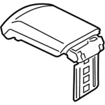 C1BZ5806024AK - Body: Armrest Assembly for Ford: Fiesta Image