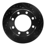 63340048R - : DFC Brake Rotor - Drilled and Slotted - Black for DYNAMIC FRICTION Image