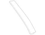 2116903087 - Windows: Trim Molding for Mercedes-Benz Image
