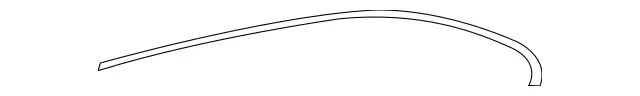 177735400064 - Body: Upper Molding for Mercedes-Benz Image