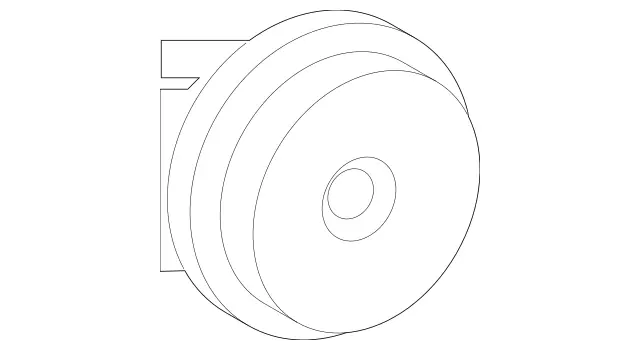 1991669864 - Front Doors: Cover Clip for Mercedes-Benz Image