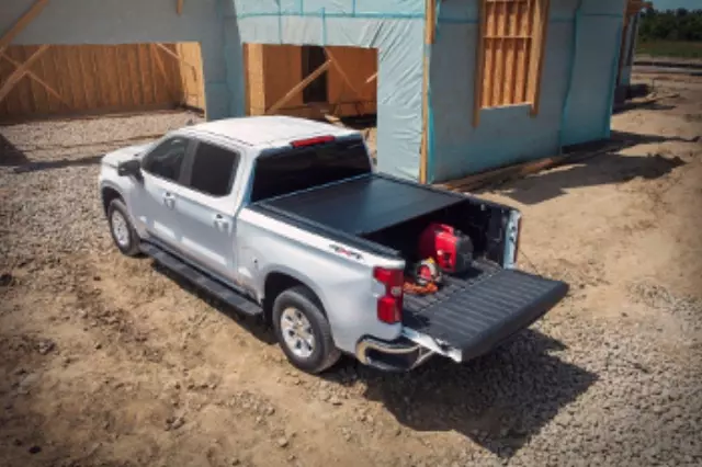 19419250 - : Standard Bed Embark Max Aluminum Retractable Tonneau Cover for Chevrolet: Silverado 2500 HD, Silverado 3500 HD | GMC: Sierra 2500 HD, Sierra 3500 HD Image