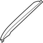 76911CG000 - Body: Windshield Pillar Trim for INFINITI: FX35, FX45 Image