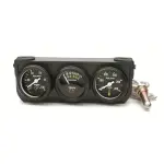 2396 - : GAUGE CONSOLE, OILP/WTMP/VOLT, 1.5", 100PSI/280?F/18V, MECH BK DIAL, BK BZL, AG for AutoMeter Image