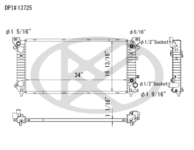 A13725 - : Koyorad Radiator for Koyo Image
