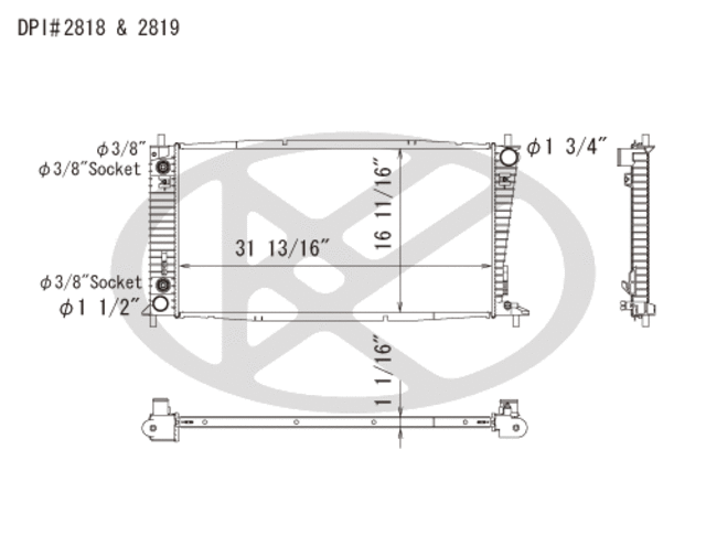 A2818 - Cooling Systems: Koyorad Radiator for Koyo Image